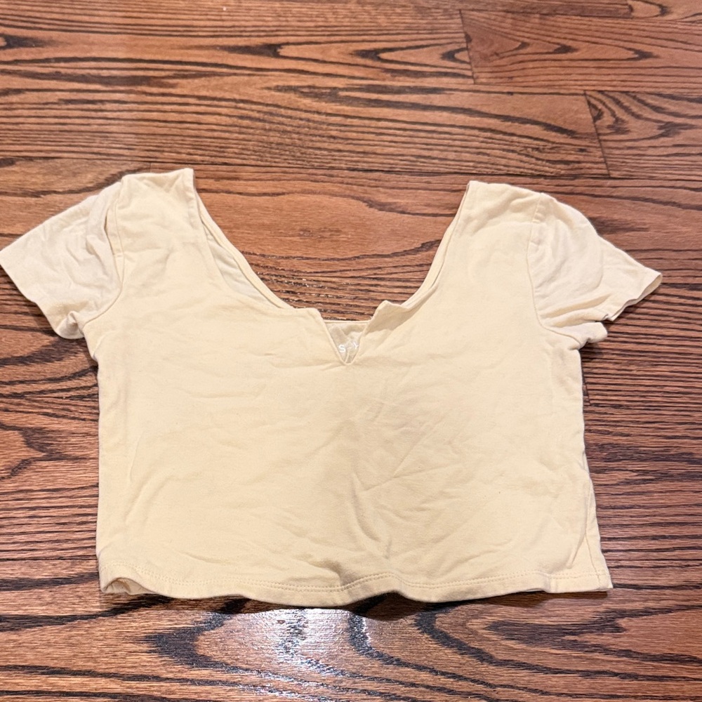Aeropostale Light Tan Women's Crop Top